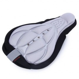 BIKE SEAT COVER 3D MEMORY SPONGE SADDLE ANTI-SLIP AIR-PERMEABLE PAD WITH REFLECTIVE STRIPE