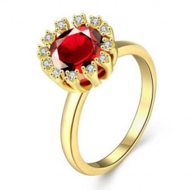 R401 - A FASHION JEWELRY ZIRCON RING (GOLDEN)