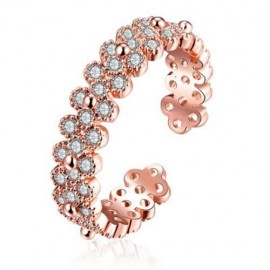 R012-A GOLD PLATED KOREAN STYLE NEW DESIGN FINGER RING FOR LADY (ROSE GOLD)