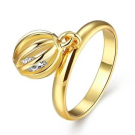 R405 - A FASHION JEWELRY ZIRCON RING (GOLDEN)