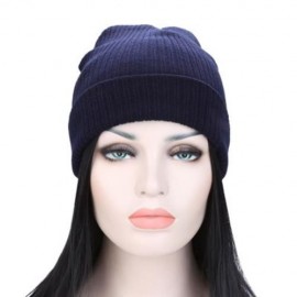 WINTER FASHION WARM KNITTED BEANIE HAT CAP (CADETBLUE)