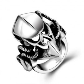 R172-10 316L STAINLESS STEEL NEW DESIGN FINGER RING FOR MAN (SILVER)