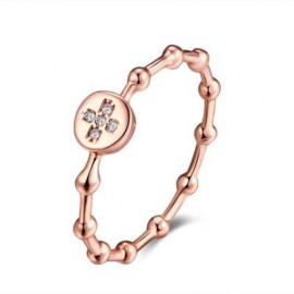 R001-A-7 GOLD PLATED KOREAN STYLE NEW DESIGN FINGER RING FOR LADY (GOLDEN)