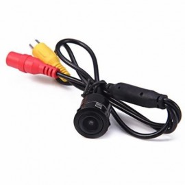 MINI UNIVERSAL FIT CAR REAR VIEW CAMERA WATERPROOF REVERSE MONITOR WITH 18.5MM HOLE SAW - 