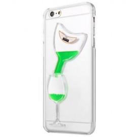 3D LIQUID FLOW HOURGLASS TRANSLUCENT ANTI-SLIP BACK COVER CASE FOR IPHONE 6 PLUS 6S PLUS (