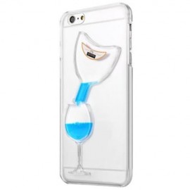 3D LIQUID FLOW HOURGLASS TRANSLUCENT ANTI-SLIP BACK COVER CASE FOR IPHONE 6 PLUS 6S PLUS (