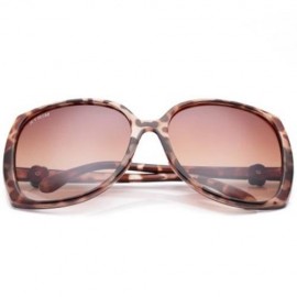 LADY VINTAGE BIG FRAME SUNGLASSES GOGGLES SHADES EYEGLASS (BROWN)