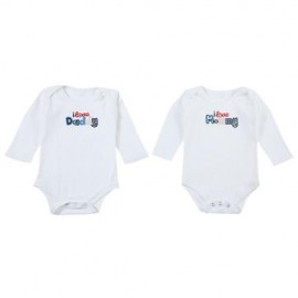 2PCS SWEET JEWEL COLLAR LONG SLEEVE LETTER EMBROIDERED BABIES ROMPER (WHITE   APPLIQUE PAT