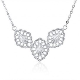 N759 NEW FASHION POPULAR CHAIN NECKLACE JEWELRY (SILVER)