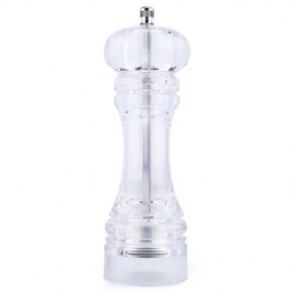 ARCYLIC MANUAL SALT PEPPER SEASONING MILL COOKING TOOLS (TRANSPARENT)