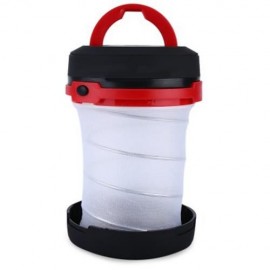 OUTDOOR TELESCOPIC FOLDED LED TENT LAMP CAMPING HIKING LANTERN (RED)
