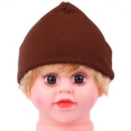HAN EDITION PURE COLOR COTTON BEANIE HAT FOR BABIES (KHAKI)