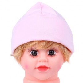 HAN EDITION PURE COLOR COTTON BEANIE HAT FOR BABIES (PINK)