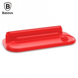 Baseus Horizon Silicone Parking Number Bracket Phone Holder (RED)